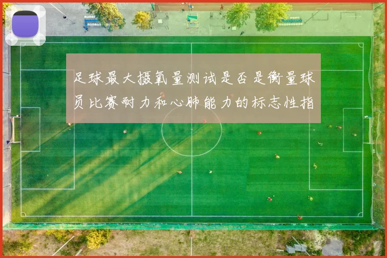 足球最大摄氧量测试是否是衡量球员比赛耐力和心肺能力的标志性指标